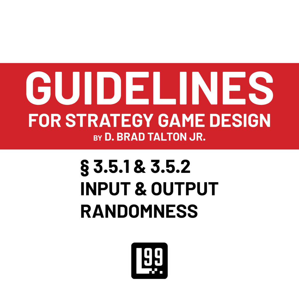 § 3.5.1 & 3.5.2 Input & Output Randomness